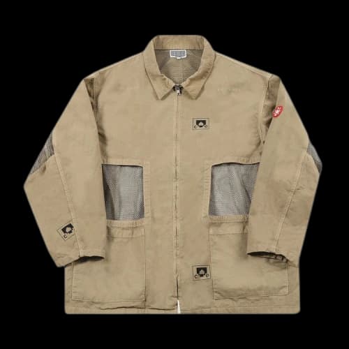 Cav Empt Overdye Mesh Window Jacket 'Beige'