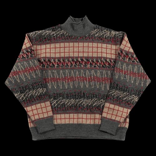 Cav Empt Wave Line Wool Knit 'Grey'