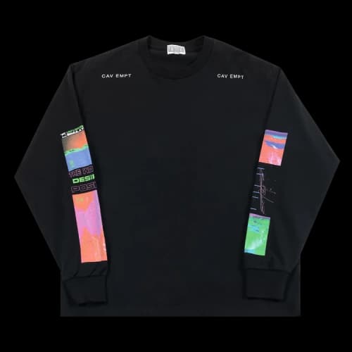 Cav Empt Contact Long-Sleeve Tee 'Black'