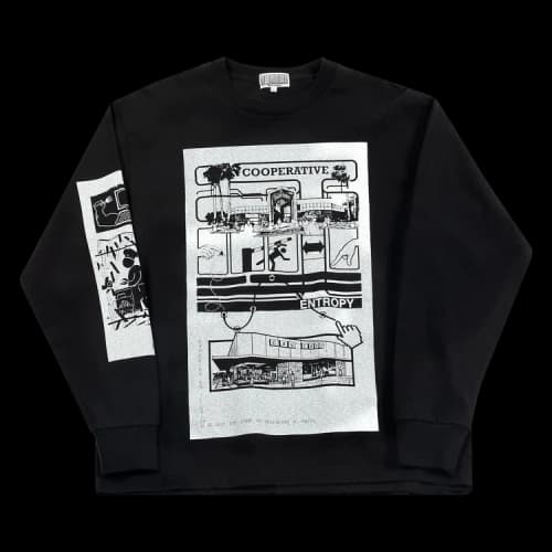 Cav Empt MD Cooperative Entropy Long Sleeve Tee 'Black'