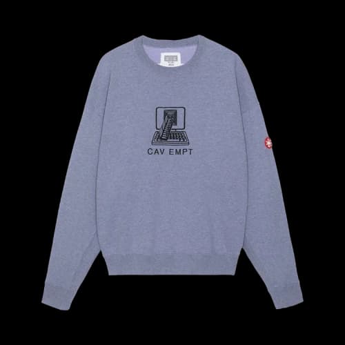 Cav Empt Access Monitor Crewneck 'Grey'