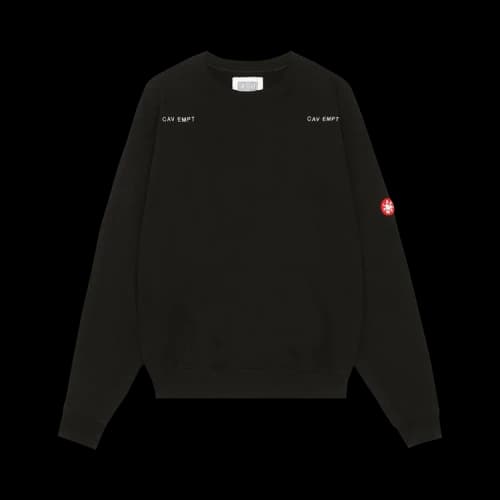 Cav Empt Solid Crewneck 'Black'