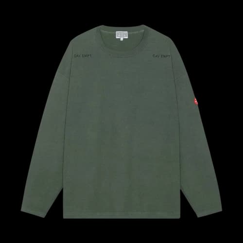 Cav Empt Overdye Ornament Heavy Long-Sleeve T-Shirt 'Green'