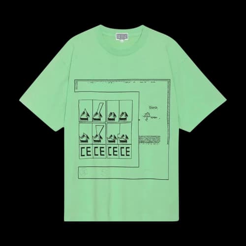 Cav Empt Overdye KL CE002 T-Shirt 'Green'