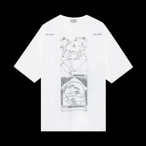 Cav Empt MD Mixedmeta4 Big T-Shirt 'White'