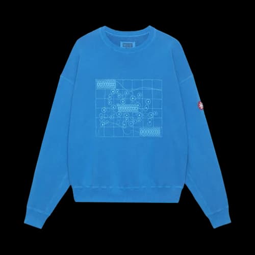 Cav Empt Overdye Arrangement Crewneck 'Blue'
