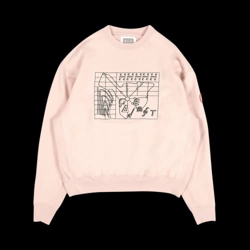 Cav Empt Not Element Crewneck Sweatshirt 'Pink'