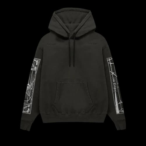 Cav Empt Washed Fradulence Hoodie 'Black'