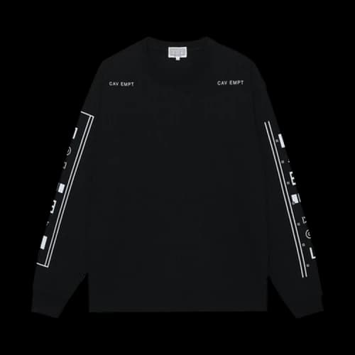 Cav Empt Mathematical Long-Sleeve Tee 'Black'