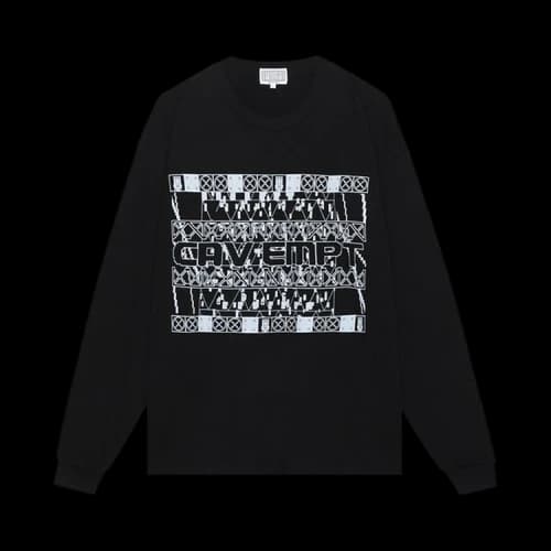 Cav Empt Aligning Big Long-Sleeve Tee 'Black'