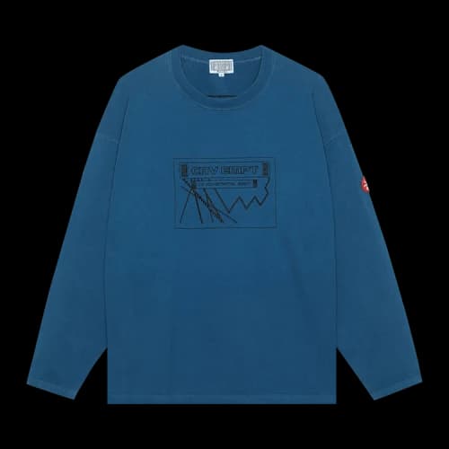 Cav Empt Overdye Desert Heavy Long-Sleeve T-Shirt 'Navy'