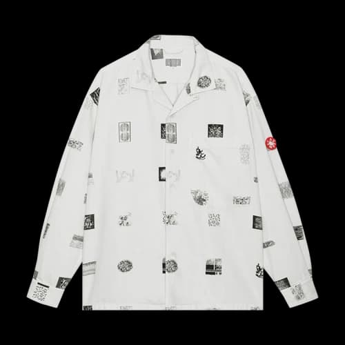 Cav Empt Overdye FK Sheets Open Shirt 'White'
