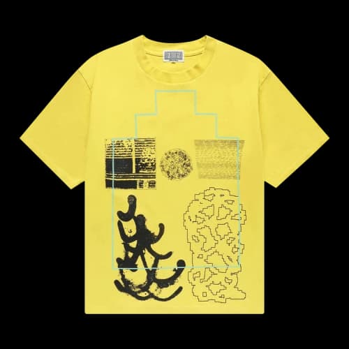 Cav Empt Overdye FK Sheet9 Tee 'Yellow'