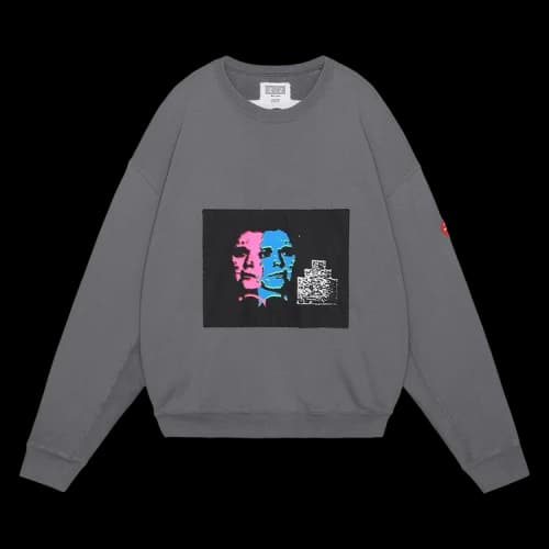 Cav Empt Washed After Effect Crewneck Sweatshirt 'Charcoal'