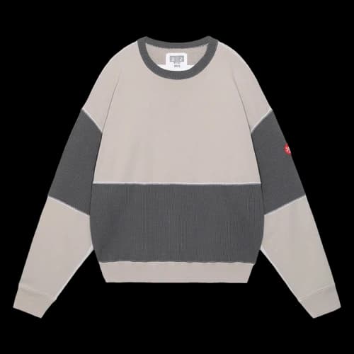 Cav Empt Wide Rib Crewneck #2 'Grey'