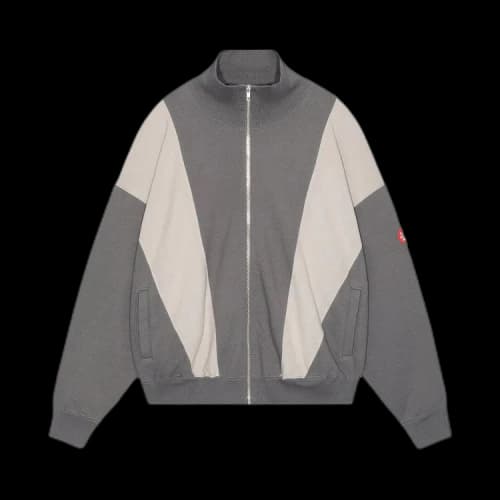 Cav Empt Slash Cut Zip Sweatshirt 'Charcoal'