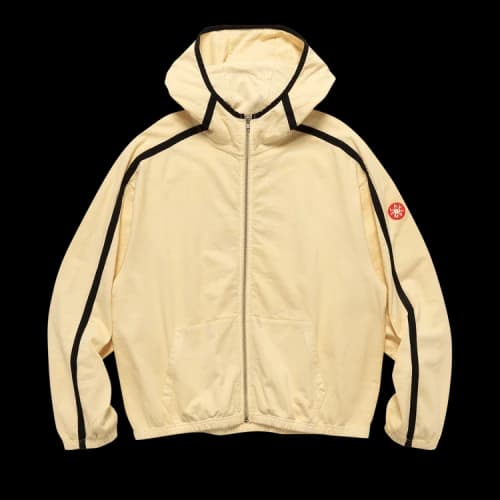 Cav Empt Overdye Taped Light Zip Hoodie 'Beige'