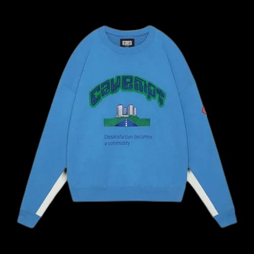 Cav Empt Dissatisfaction Crewneck 'Blue'
