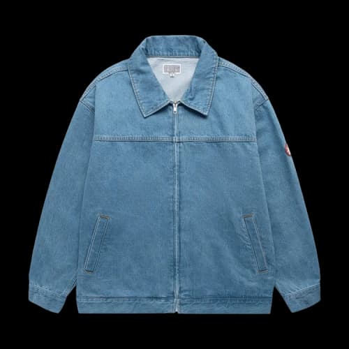 Cav Empt Washed Denim Zip Jacket 'Indigo'
