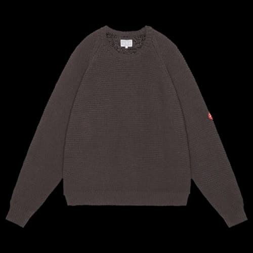Cav Empt Raglan Sleeve Knit Sweater 'Grey'
