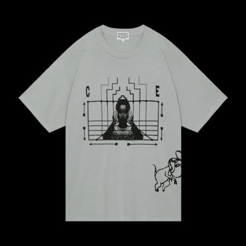 Cav Empt Overdye Cause And Effect T-Shirt 'Grey'
