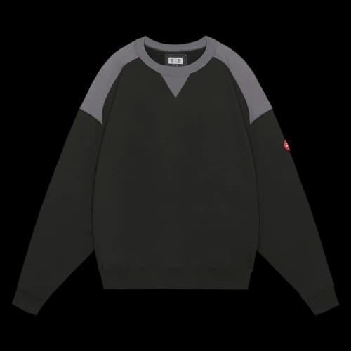Cav Empt Panel Shoulder Crewneck 'Black'