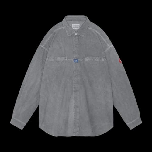 Cav Empt Overdye Cord Design Big Shirt 'Grey'