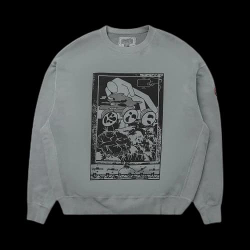 Cav Empt FK MindfulnessBlock Crewneck Sweater 'Grey'