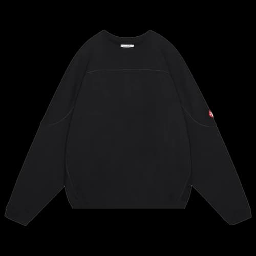 Cav Empt Track Crewneck Sweatshirt 'Black'