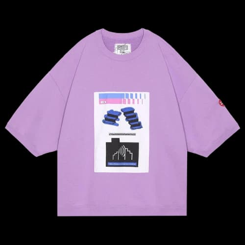 Cav Empt As Staircase4 Short-Sleeve Crewneck 'Purple'