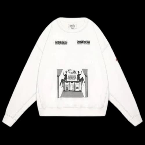 Cav Empt Overdye MD Machines Crewneck 'White'