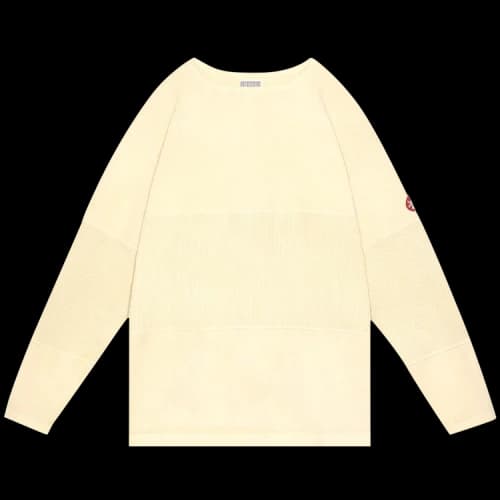 Cav Empt Wide Rib Cut Double Knit Boat Neck 'Yellow'