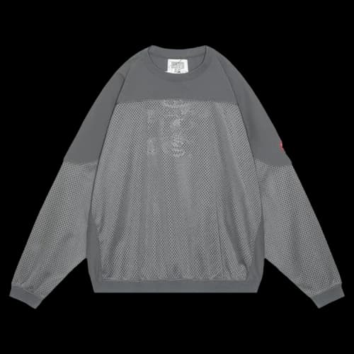 Cav Empt Mesh Track Crewneck 'White'