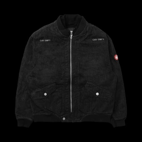 Cav Empt Double Flap Zip Jacket 'Black'