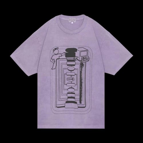 Cav Empt Overdye MD Siege Engine T-Shirt 'Purple'