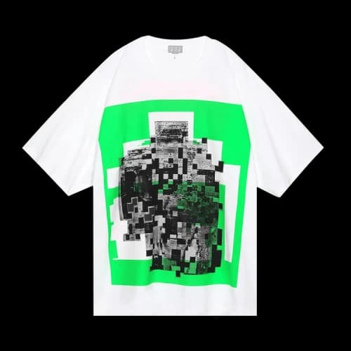 Cav Empt TH Array BW Big T-Shirt 'White'