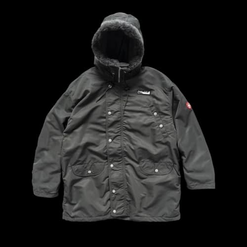 Cav Empt Fur Hood Zip Coat 'Grey'