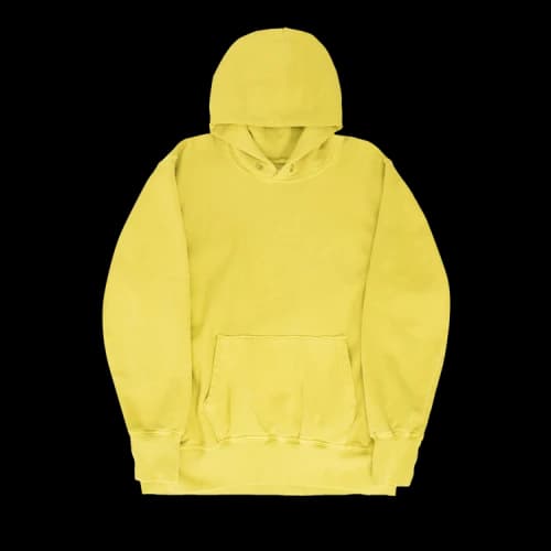 Les Tien Cropped Hoodie 'Electric Dijon'