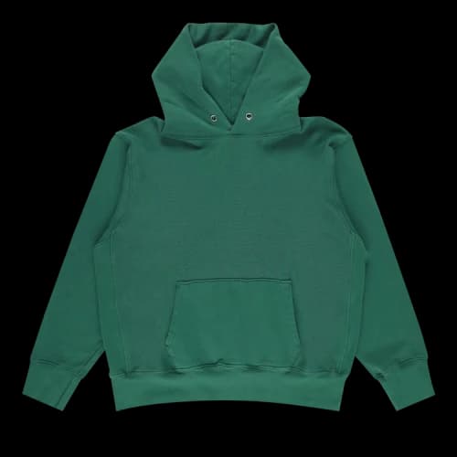 Les Tien Cropped Hoodie 'Washed Verde'