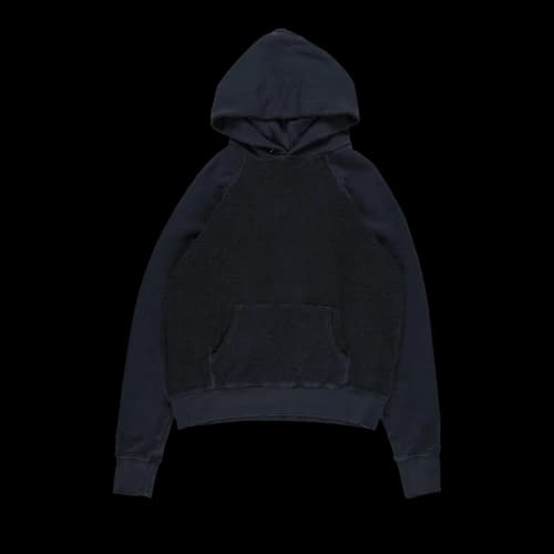 Les Tien Heavyweight Classic Raglan Hoodie 'Faded Black'