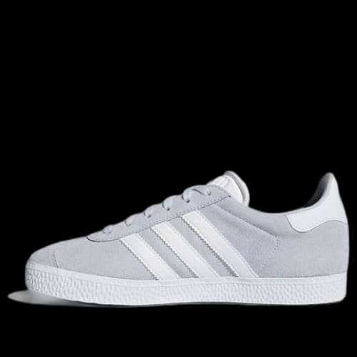(GS) adidas Gazelle J 'Gray White'