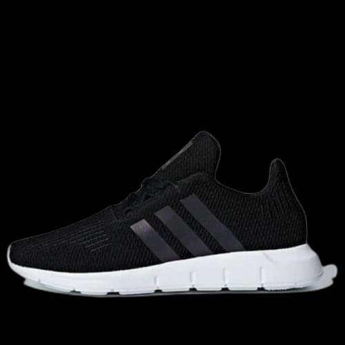 (GS) adidas originals Swift Run J 'Black White'