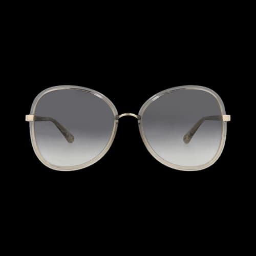 Chloé Round Frame Injection Sunglasses 'Grey'