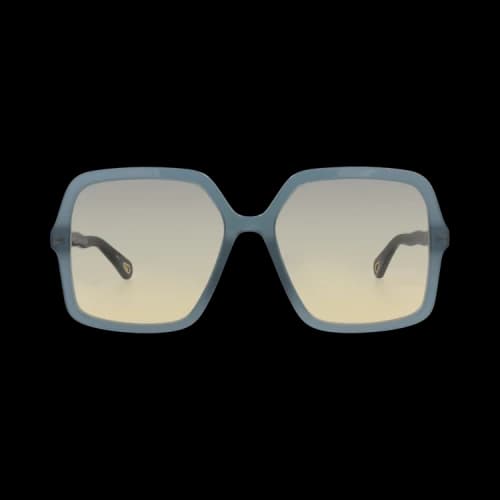 Chloé Square-Frame Bio Acetate Sunglasses 'Blue'