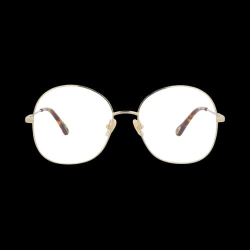 Chloé Round-Frame Metal Optical Frames 'Gold/Transparent'