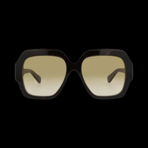 Chloé Square Frame Recycled Acetate Sunglasses 'Havana/Brown'