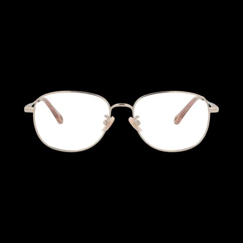 Chloé Round Metal Optical Frames 'Gold/Transparent'