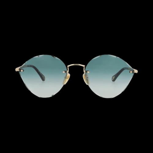 Chloé Cat Eye-Frame Sunglasses 'Gold/Green'