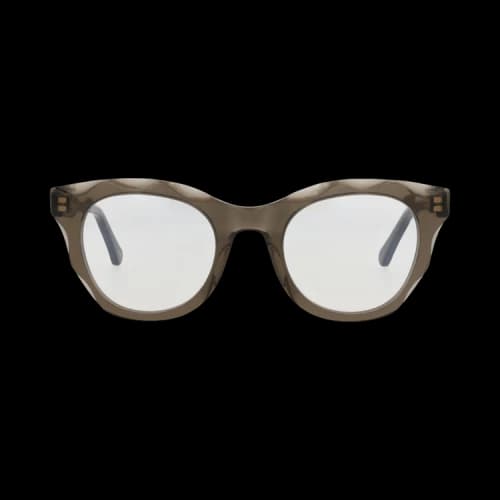 Chloé Round-Frame Recycled Acetate Sunglasses 'Brown/Transparent'