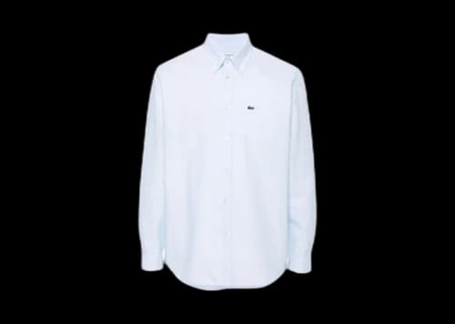 Lacoste Long Sleeved Regular Fit Oxford Shirt White Overview